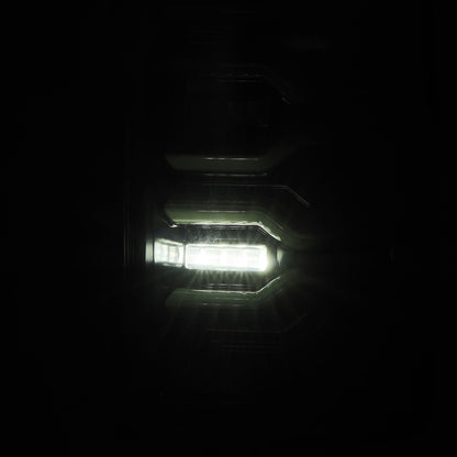 AlphaRex LUXX LED Tail Lights (Alpha-Black): Dodge Ram 1500 (07-08) & 3500 (07-09)