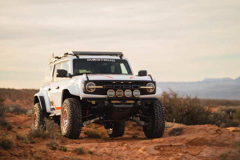 DV8 Offroad 2022+ Ford Bronco Raptor Tube Front Bumper | Ford Bronco (21-26) (FBFR-02)