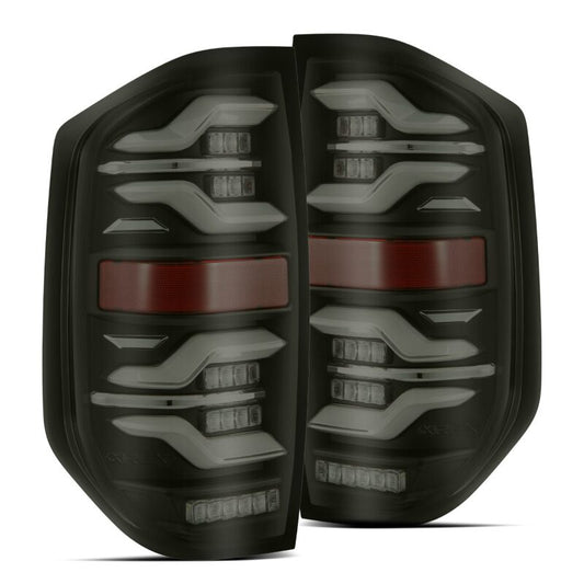 AlphaRex LUXX-Series LED Tail Lights Black | Toyota Tundra (14-21) (672040)