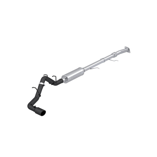 MBRP 3in Aluminized Steel Black Cat-Back Single Side Exit Exhaust | Chevrolet Colorado / GMC Canyon (23) (S5015BLK)