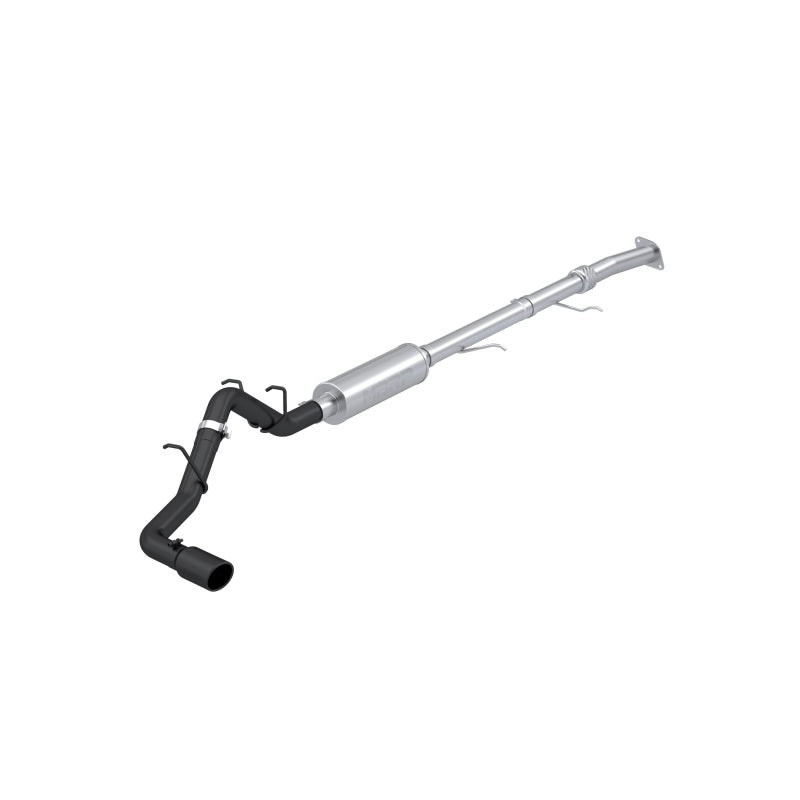 MBRP 3in Aluminized Steel Black Cat-Back Single Side Exit Exhaust | Chevrolet Colorado / GMC Canyon (23) (S5015BLK)