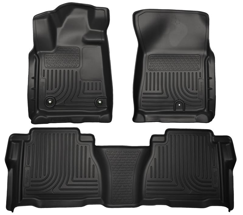 Husky Liners Weatherbeater Black Front & 2nd Seat Floor Liners | Toyota Tundra (12-13) (99591)