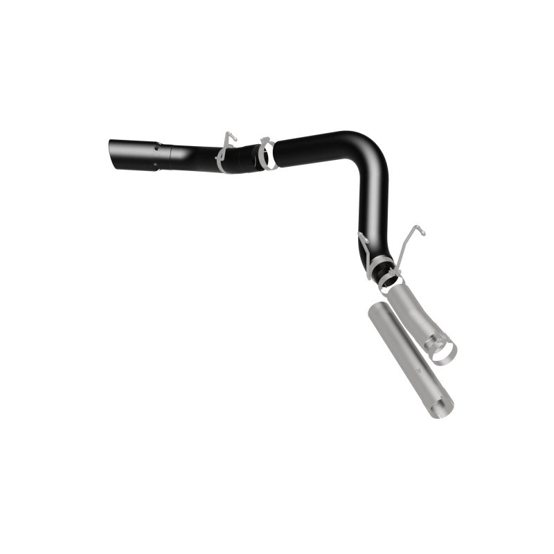 MagnaFlow 409 SS DPF Back 5in Single Exit Exhaust: Dodge Ram 2500 / Ram 3500 2007-2010 / 2011-2018 Black
