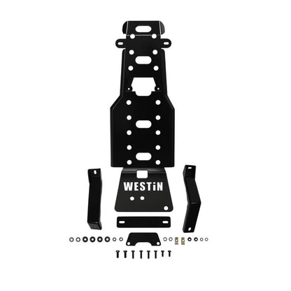Westin Textured Black Transmission Pan Skid Plate: Jeep Wrangler 2007-2011