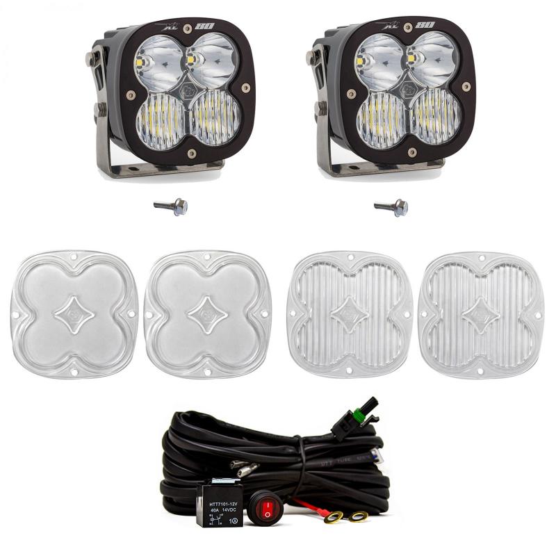Baja Designs 2021+ Ford Bronco A Piller Light Kit XL80 D/C | Ford Bronco (21-26) (447751)