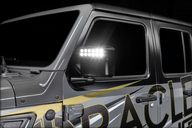 Oracle Lighting LED Off-Road Side Mirrors: Jeep Wrangler (18-24) / Gladiator (20-24)