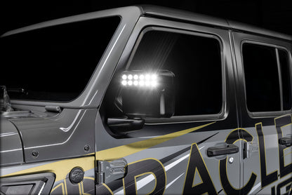 Oracle Lighting LED Off-Road Side Mirrors: Jeep Wrangler (18-24) / Gladiator (20-24)