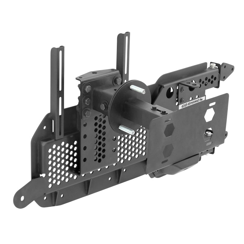 Go Rhino Rockline Body Mount Spare Tire Carrier: Jeep Wrangler (07-26)