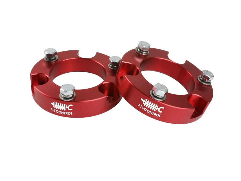 aFe CONTROL 2.0 IN Leveling Kit Red | Toyota 4Runner/FJ Cruiser/Tacoma (05-21) (416-72T001-R)