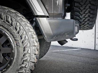 AFE MACH Force-Xp Hi-Tuck Axle-Back Exhaust System (Black Tip): Jeep Wrangler JL 2018 - 2025 (2.0L I4 / 3.6L V6)