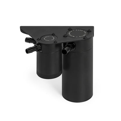 Mishimoto Baffled Dual Oil Catch Can Kit | 2017-2020 F-150 3.5L EcoBoost / Raptor (MMBCC-F35T-17SBE)