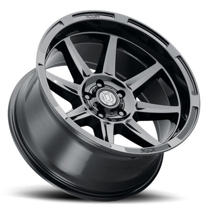 ICON 20x10 6x5.5 -24mm 4.5in BS Gloss Black Wheel | Ford Bronco (21-26) (6020108345GB)