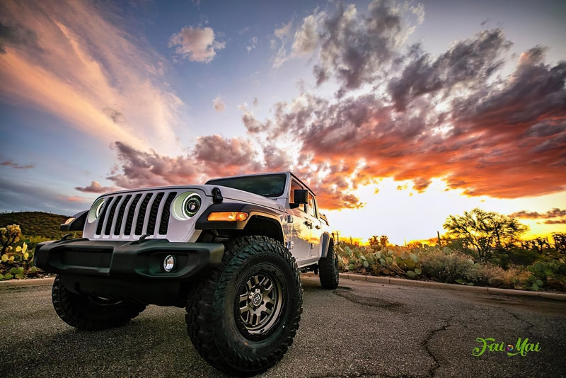 ORACLE Lighting Oculus Bi-LED Projector Headlights: Jeep Gladiator / Wrangler JL (18-24)