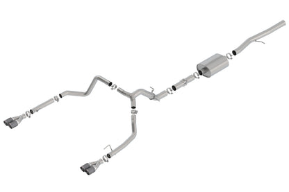 Borla 6.2L SS ATAK Catback Exhaust | Chevrolet Silverado 1500 / GMC Sierra 1500 (19-26) (140776CF)