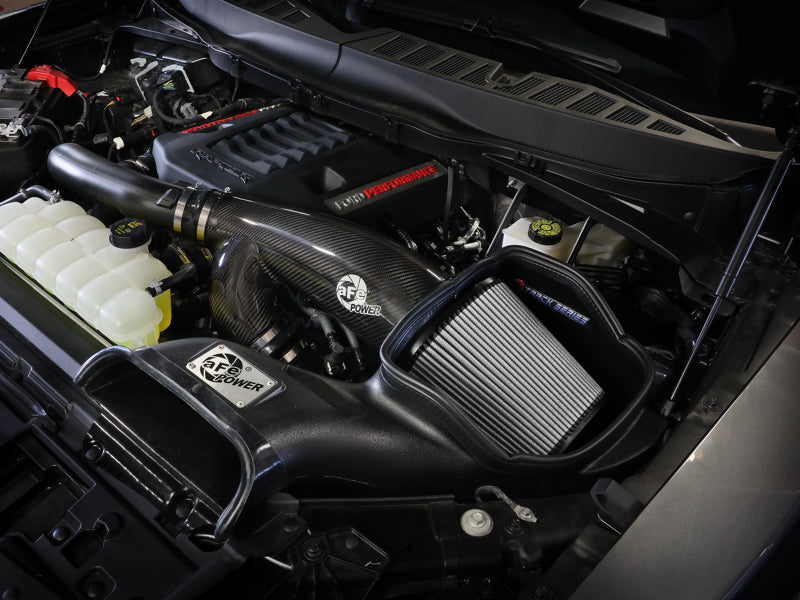 aFe POWER Track Series Carbon Fiber Cold Air Intake System | Ford F150 Raptor (21-24) (57-10031D)