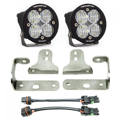Baja Designs Squadron Sport Series Fog Pocket Kit: Jeep Gladiator (20-24) / Wrangler (18-24)