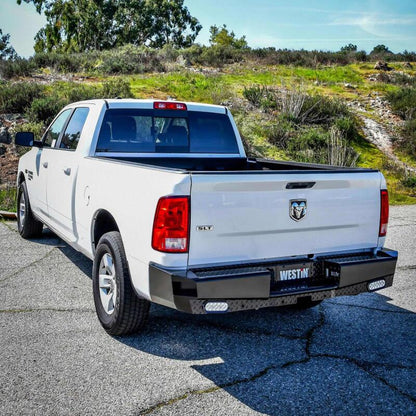 Westin Black HDX Bandit Rear Bumper: Fits Dodge Ram / Ram 1500 / 2500 / 3500 (09-24)