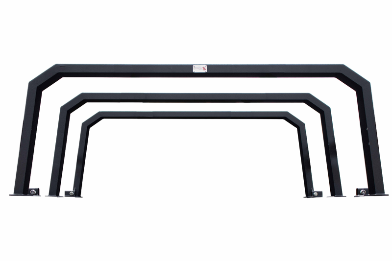 Fishbone Offroad Black Powdercoated Full Tackle Bed Rack: Jeep Gladiator 2020-2024