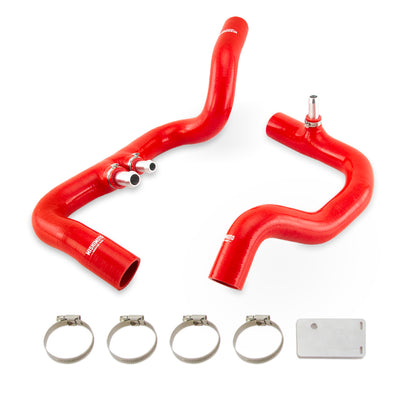 Mishimoto Silicone Radiator Hose Kit Red (F&R): Jeep Wrangler JL 2018-2021 / Gladiator JT 2020-2025 3.6L Auto