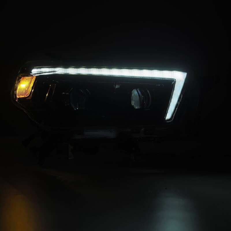 AlphaRex PRO-Series Halogen Projector Headlights Alpha-Black | Toyota 4Runner (10-13) (880754)
