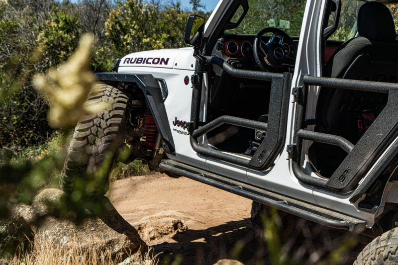 Body Armor 4x4 Tube Doors Front Pair: Jeep Wrangler (18-21) / Gladiator (20-21)