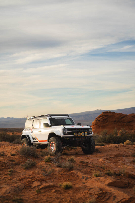 DV8 Offroad 2022+ Ford Bronco Raptor Tube Front Bumper | Ford Bronco (21-26) (FBFR-02)