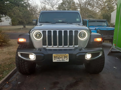 ORACLE Lighting Oculus Bi-LED Projector Headlights: Jeep Gladiator / Wrangler JL (18-24)