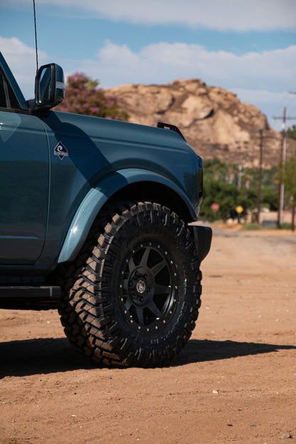 ICON Rebound 17x8.5 6x5.5 25mm Offset 5.75in BS 95.1mm Bore Satin Black Wheel | Ford Ranger / Bronco (19-26) (1817859057SB)