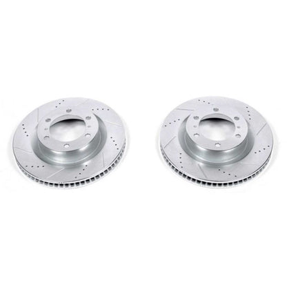 PowerStop Drilled & Slotted Front Rotors | Toyota 4Runner (10-24) (JBR1395XPR)