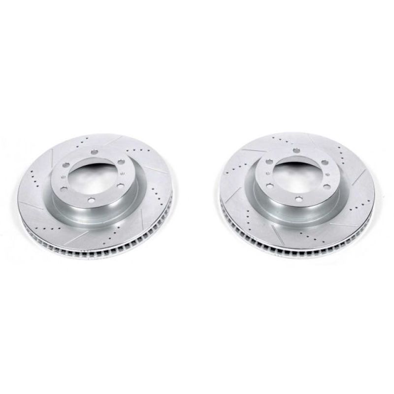 PowerStop Drilled & Slotted Front Rotors | Toyota 4Runner (10-24) (JBR1395XPR)