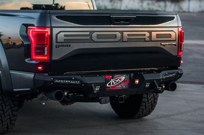 Addictive Desert Designs HoneyBadger Rear Bumper w/ 10in SR LED Mounts | Ford F-150 Raptor (17-20)
