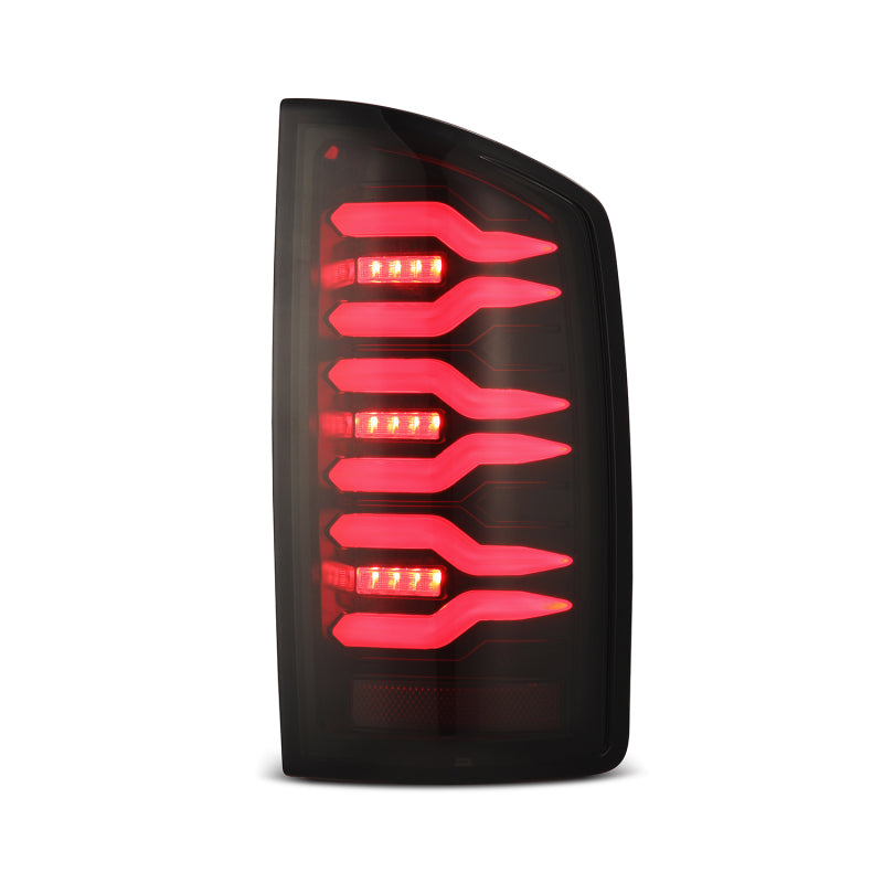AlphaRex LUXX LED Tail Lights (Black/Red): Dodge Ram 1500 (02-06) & 3500 (03-06)