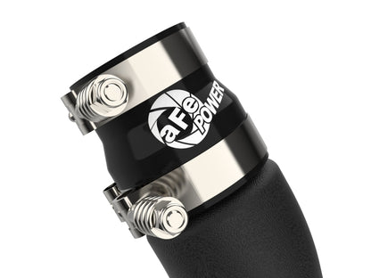 aFe BladeRunner 3in Aluminum Hot Charge Pipe - Black: Ram 1500 3.0L / 1500 Classic (11-24)