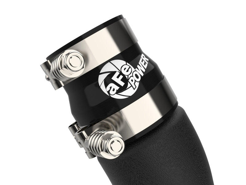 aFe BladeRunner 3in Aluminum Hot Charge Pipe - Black: Ram 1500 3.0L / 1500 Classic (11-24)
