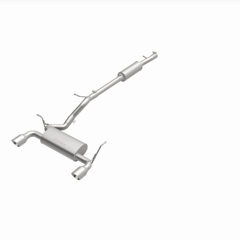 MagnaFlow Cat-Back Exhaust Black Tips (REAR): Jeep Wrangler 2012-2017 3.6L V6