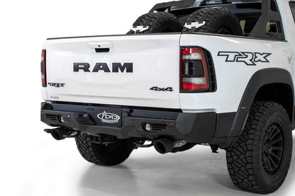 Addictive Desert Designs Bomber Rear Bumper (REAR): Ram 1500 TRX (19-24) - Hammer Black