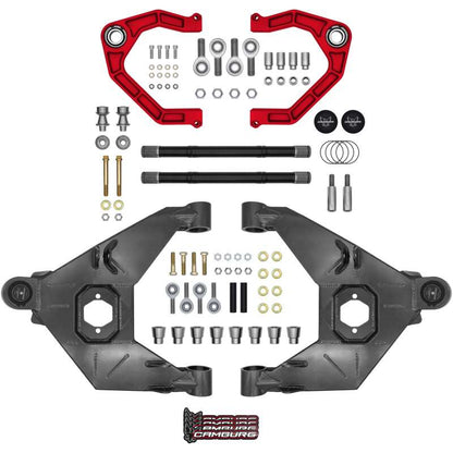 Camburg 21 - 25 Ford Bronco 21 - 25 Trail Series L/T Kit w/ Axles (BILLET UCA) (RED) Suspension offroad accessory | Iron Ridge Offroad