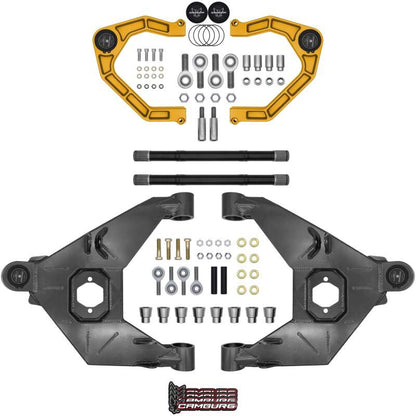 Camburg 21 - 25 Ford Bronco 21 - 25 Trail Series L/T Kit w/ Axles (BILLET XJ UCA) (GOLD) Suspension offroad accessory | Iron Ridge Offroad