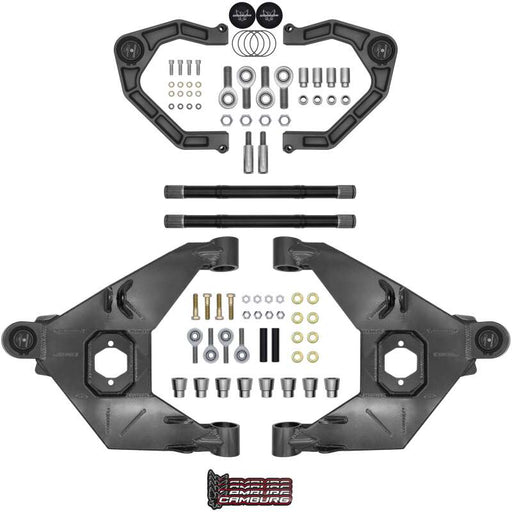 Camburg 21 - 25 Ford Bronco Trail Series L/T Kit w/ Axles (BILLET XJ UCA) (GRAY) Suspension offroad accessory | Iron Ridge Offroad