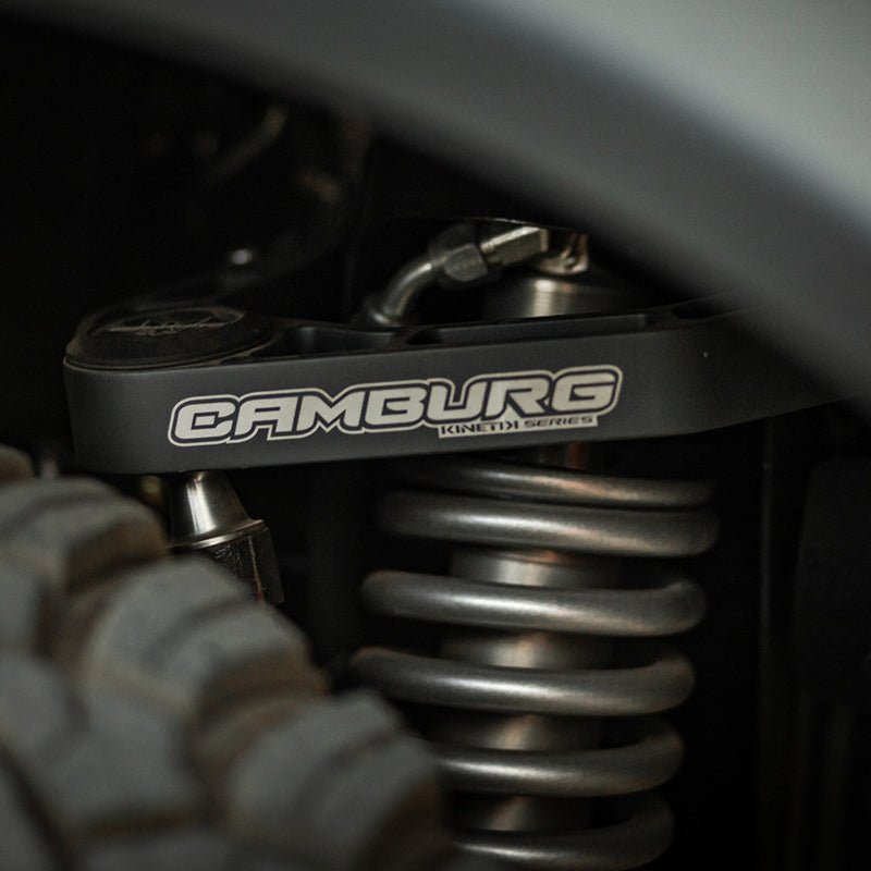 Camburg Ford Bronco 21 - 23 KINETIK V2 Performance Billet Uniball Upper Arms Suspension offroad accessory | Iron Ridge Offroad