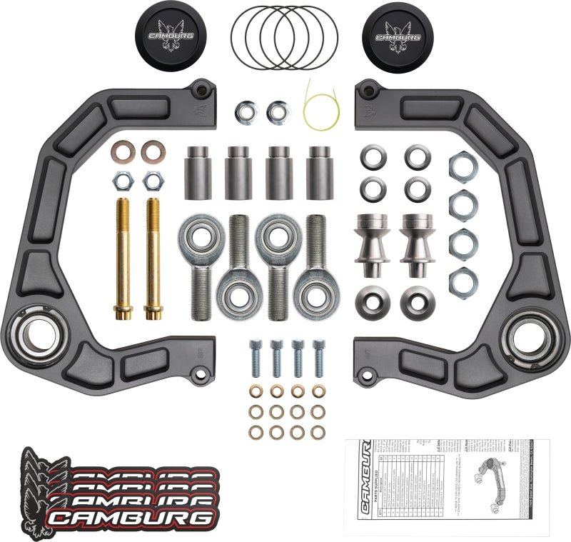 Camburg Ford Bronco 21 - 23 KINETIK V2 Performance Billet Uniball Upper Arms Suspension offroad accessory | Iron Ridge Offroad