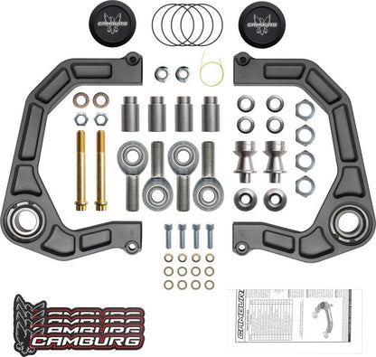 Camburg Ford Bronco 21 - 23 KINETIK V2 Performance Billet Uniball Upper Arms Suspension offroad accessory | Iron Ridge Offroad