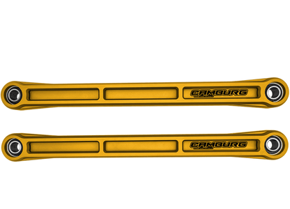 Camburg KINETIK Series Rear Billet Lower Trailing Arm Kit Gold - 2021+ Ford Bronco Suspension offroad accessory | Iron Ridge Offroad