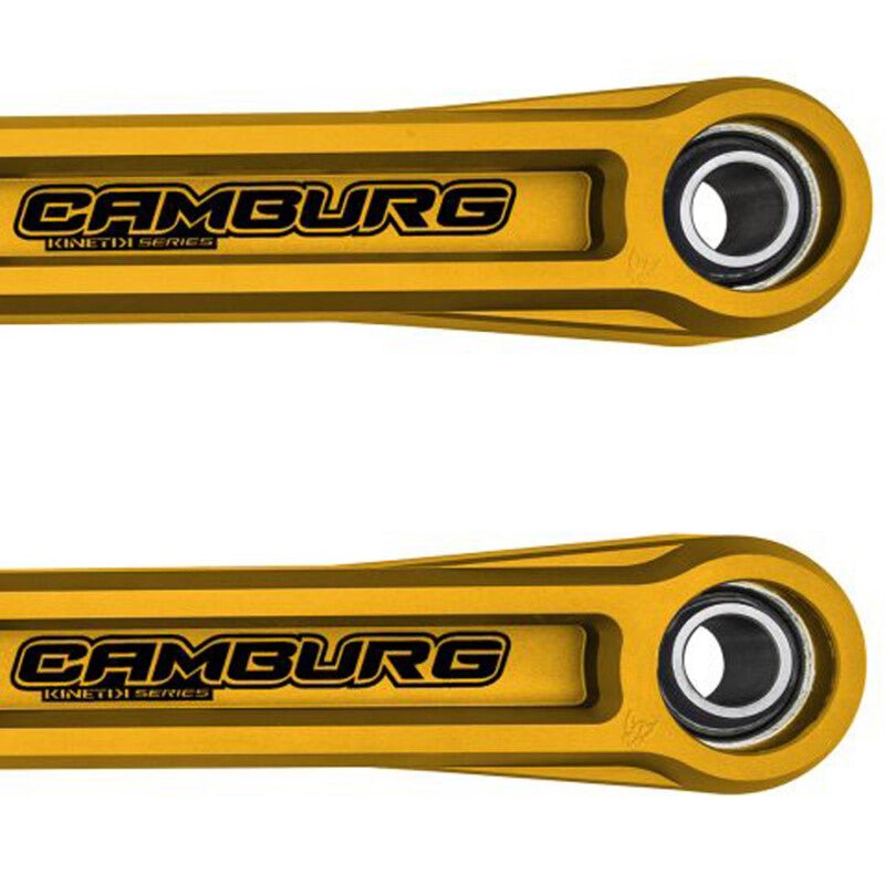 Camburg KINETIK Series Rear Billet Lower Trailing Arm Kit Gold - 2021+ Ford Bronco Suspension offroad accessory | Iron Ridge Offroad
