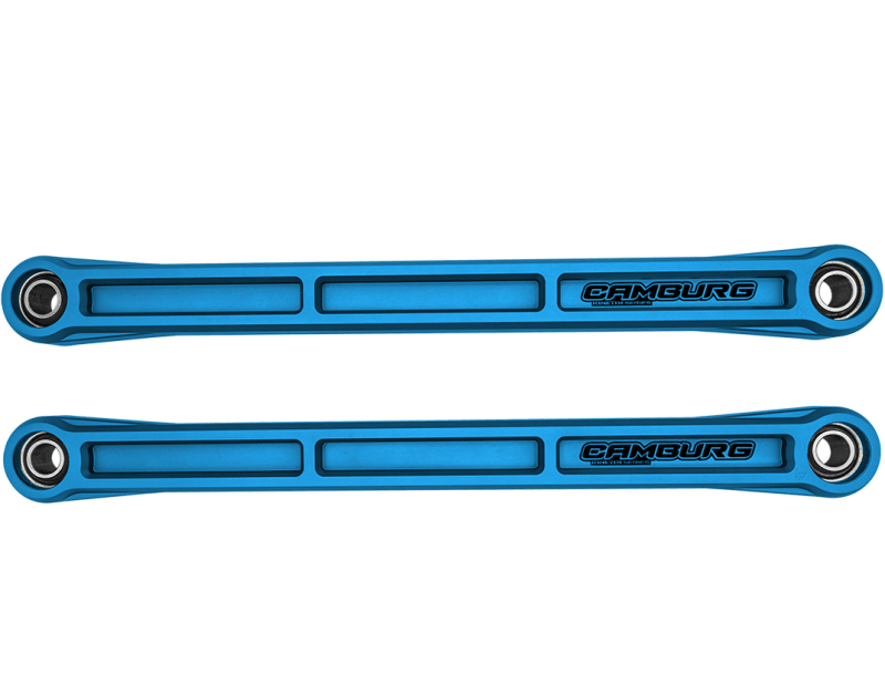 Camburg KINETIK Series Rear Billet Lower Trailing Arm Kit King Blue - 2021+ Ford Bronco Suspension offroad accessory | Iron Ridge Offroad