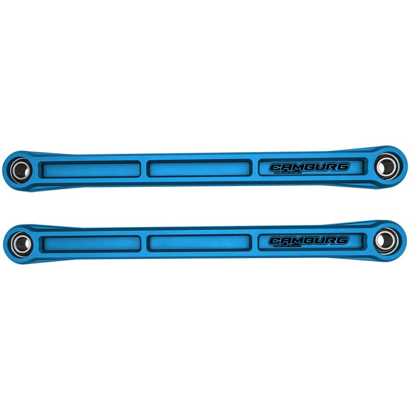 Camburg KINETIK Series Rear Billet Lower Trailing Arm Kit King Blue - 2021+ Ford Bronco Suspension offroad accessory | Iron Ridge Offroad