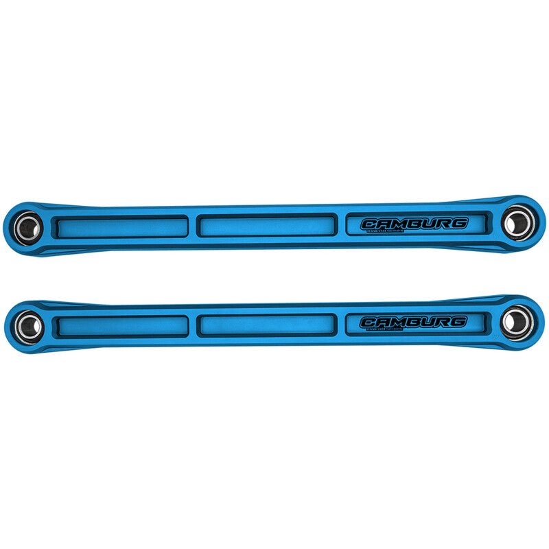 Camburg KINETIK Series Rear Billet Lower Trailing Arm Kit King Blue - 2021+ Ford Bronco Suspension offroad accessory | Iron Ridge Offroad