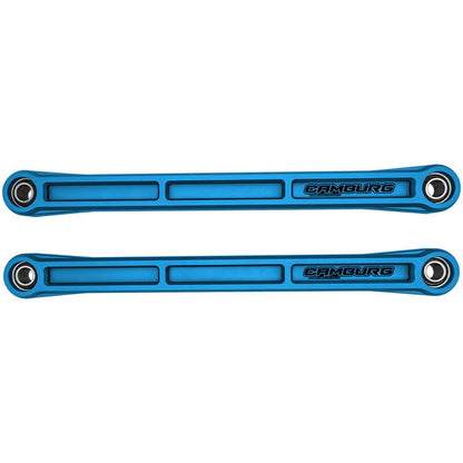 Camburg KINETIK Series Rear Billet Lower Trailing Arm Kit King Blue - 2021+ Ford Bronco Suspension offroad accessory | Iron Ridge Offroad