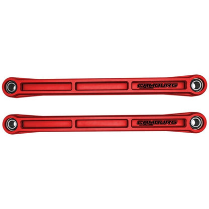 Camburg KINETIK Series Rear Billet Lower Trailing Arm Kit Red - 2021+ Ford Bronco Suspension offroad accessory | Iron Ridge Offroad