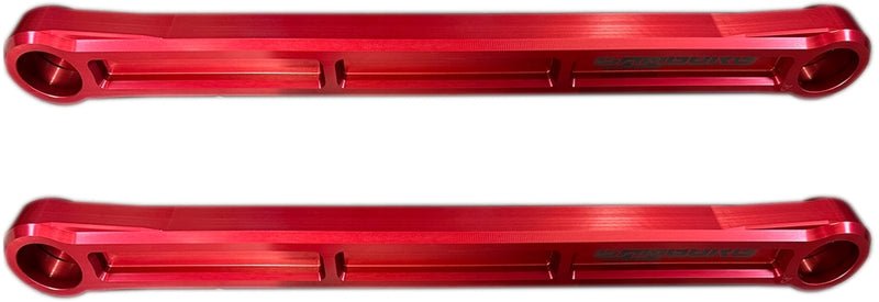 Camburg KINETIK Series Rear Billet Lower Trailing Arm Kit Red - 2021+ Ford Bronco Suspension offroad accessory | Iron Ridge Offroad